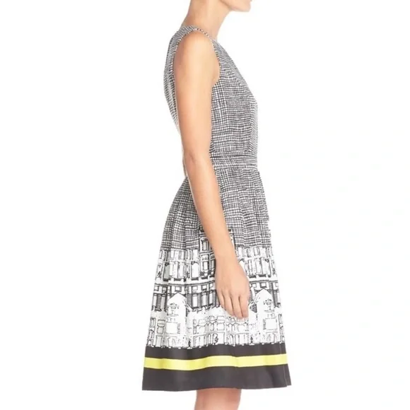 Ellen Tracy Black & White City Dress - Picture 3 of 16